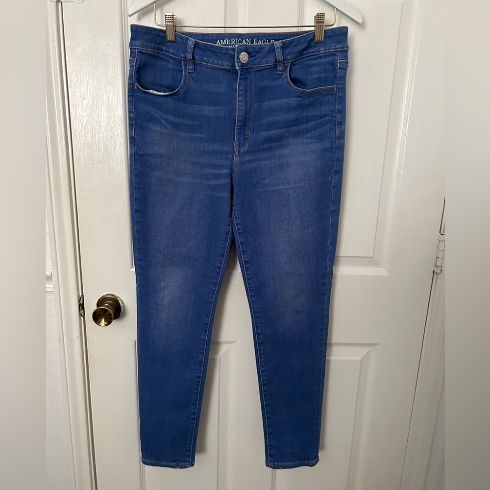 American Eagle Outfitters Dark Blue Skinny Jeans